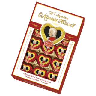 Bombonjera Mozart srce15kom 150g