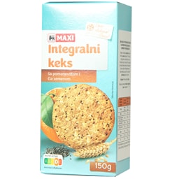 Integ.keks pomorandza&cija seme Maxi150g