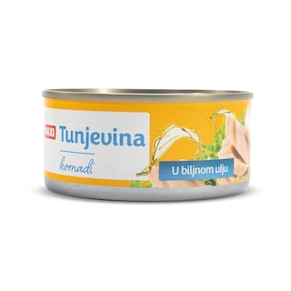 Tunjevina komadi u bilj.ulju Maxi 160g