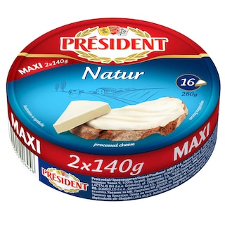 Sir topljeni natur President 280g