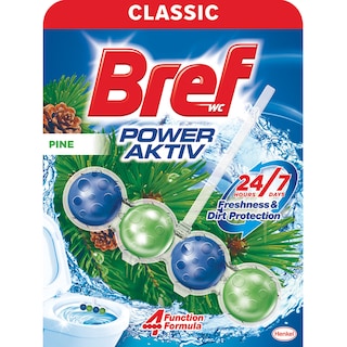 Wc osvezivac Bref Power Active pine 50g