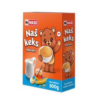 Nas Keks Maxi mleveni 300g