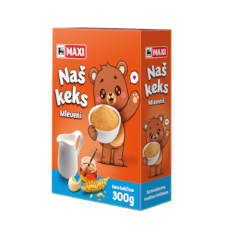 Nas Keks Maxi mleveni 300g
