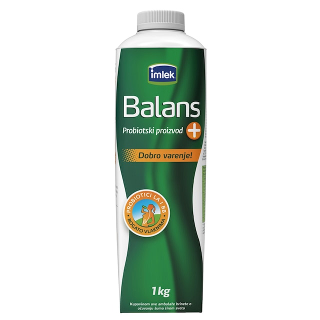 Imlek Balans+ jogurt probiotic 1L TP