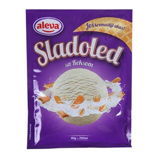 Sladoledni dezert sa keksom Aleva 80g