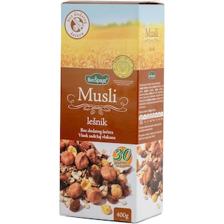Musli lesnik bez dodatog secera 400g