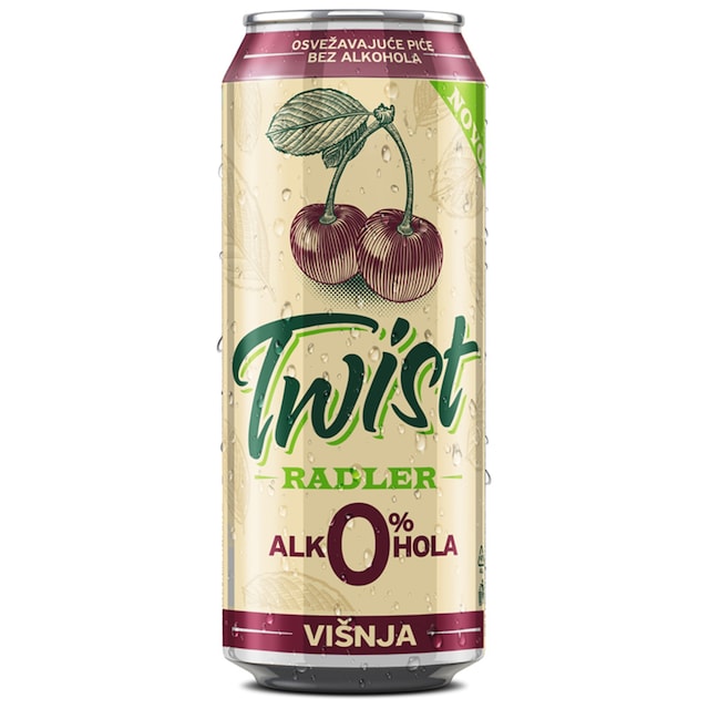 Lav Radler Twist Visnja 0% limenka 0.33l