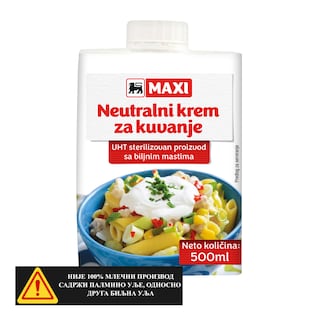 Krem za kuvanje neutralan Maxi 500ml
