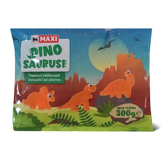 Pan.kom.piletine Dinosaurusi Maxi 500g