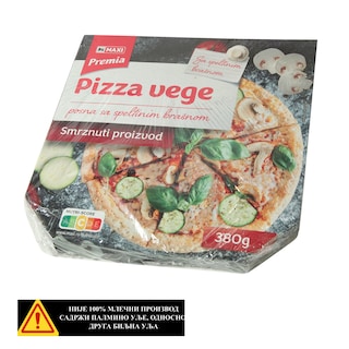 Smrz.Pizza vege posn.spelt.br.Premia380g