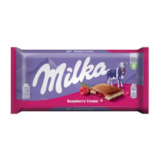 Cokolada Milka raspberry cream 100g