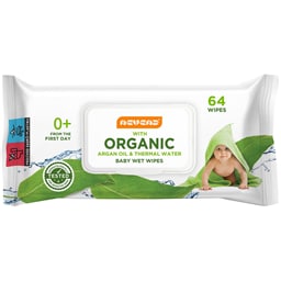 Baby vlazne maramice organic Nevena 64/1