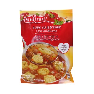 Supa sa jetr.&griz knedlic.Podravka 52g
