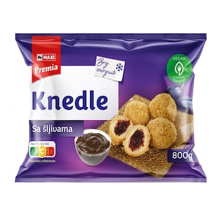 Smrz.knedle sa sljivama Maxi 800g