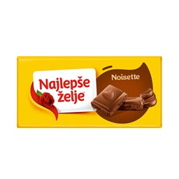 Cokolada noisette Najlepse zelje 85g