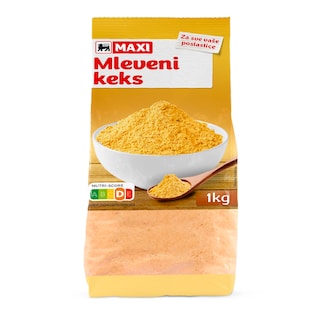 Keks Mleveni Maxi 1 Kg