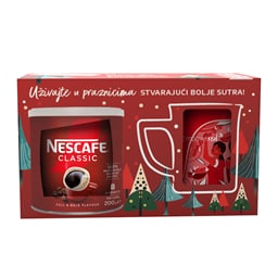 Kafa in.limenka Nescafe200g,solja gratis