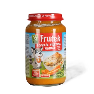 Kasica sa povrcem i piletin. Frutek 190g