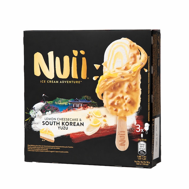 Nuii Sladoled lemon cheesecake & South Korean yuzu 3x90ml