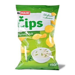 Cips pavlaka&luk Maxi 150g