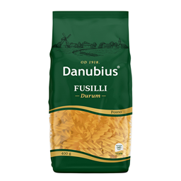 Testenina Durum Fusilli Danubius 400g