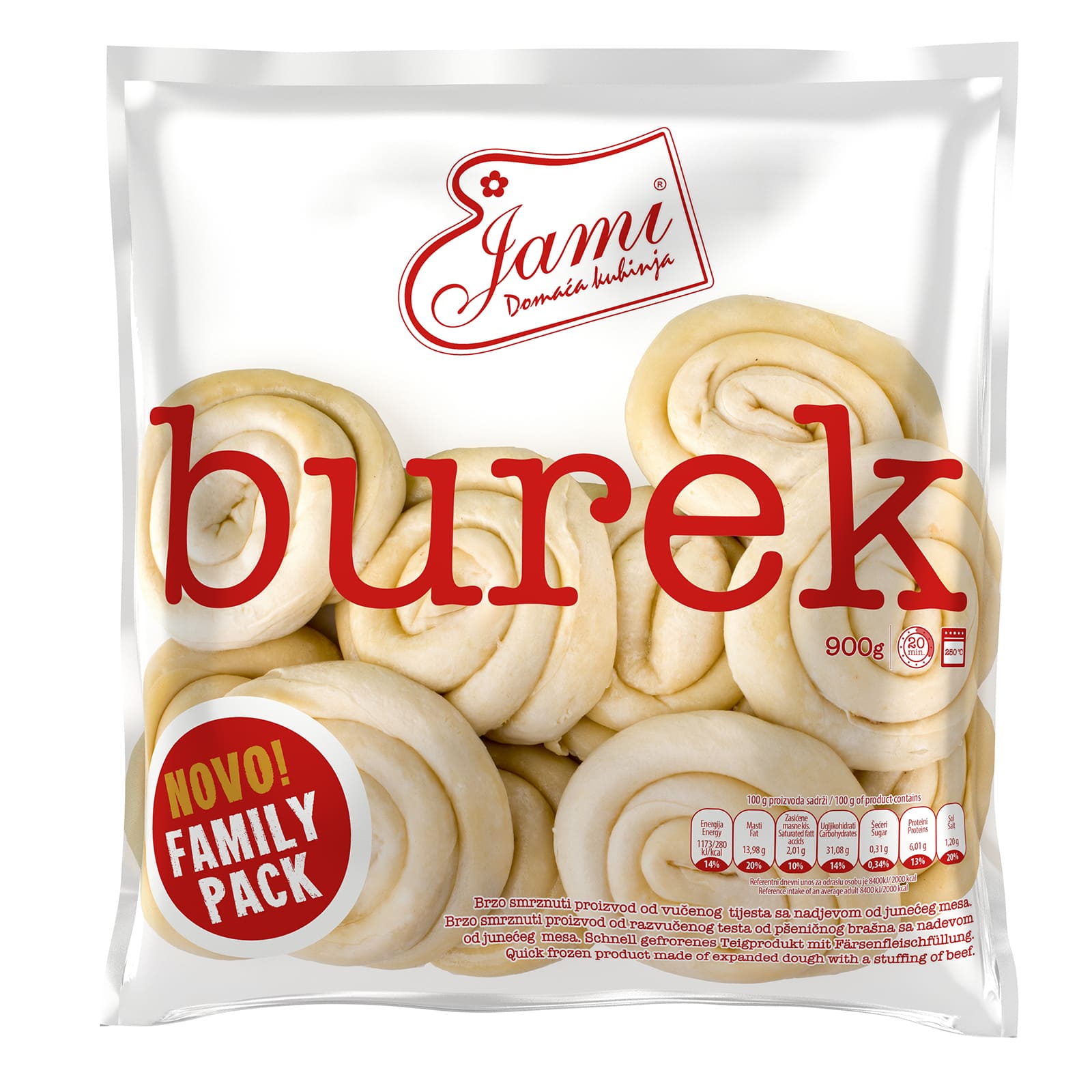 Smrznuta pita Burek plus 900g