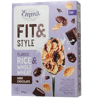 Pahuljice crna cokolada Emma 375g