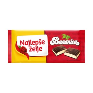 Cokolada Bananica Najlepse zelje 100g