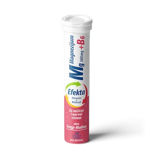 Sumece tablete Efekta Mg 300mg + B6