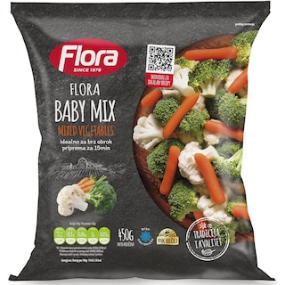 Smrznuto povrce za Flora Baby mix 450g