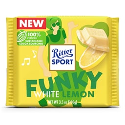 Cokolada white lemon Ritter sport 100g