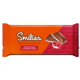 Cokolada jogurt i malina Smilies 98g