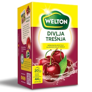 Divlja tresnja arom.vocni caj Welton 44g