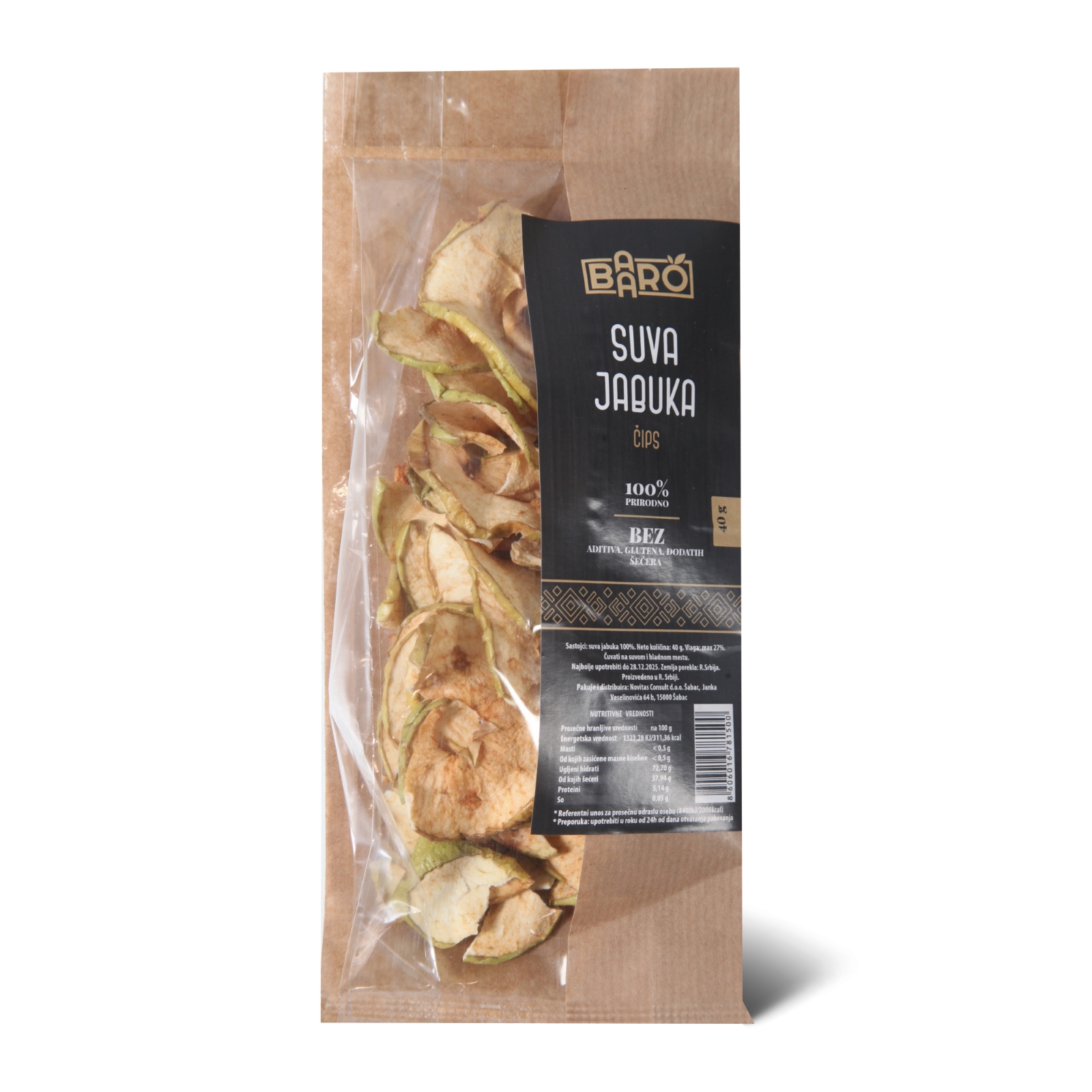 Jabuka suva domaca 40g