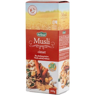 Musli sa cimetom bez dodatog secera 400g