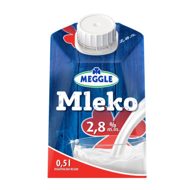 Meggle Mleko ster. 2.8% 500ml TP