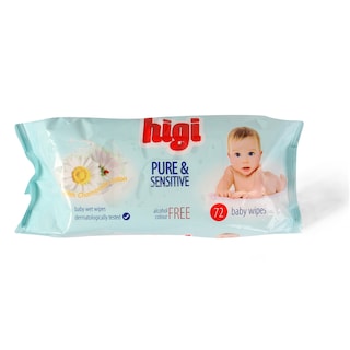 Vlazne maramice Higi Pure&Sensitive 72/1