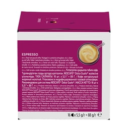 Kafa espresso Dolce Gusto Nescafe 88g