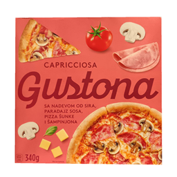 Smrznuta pizza Capricciosa Gustona 340g