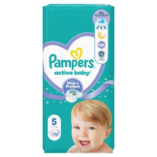 Pel.Pampers Active Baby 5 MB (112)