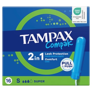 Tampon Super Tampax 16/1