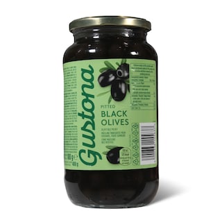 Crne masline bez kostice Gustona 880g