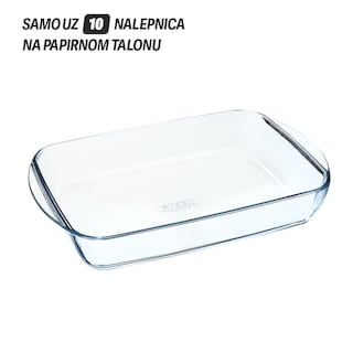 Posuda za peCenje hrane 4,9l,stakl.Pyrex