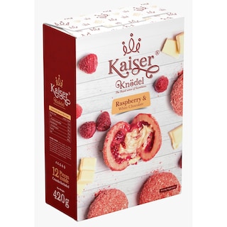 Smrz.knedle Kaiser bela cok-malina420g