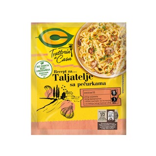 C ideja za taljatelje sa pecurkama 40g