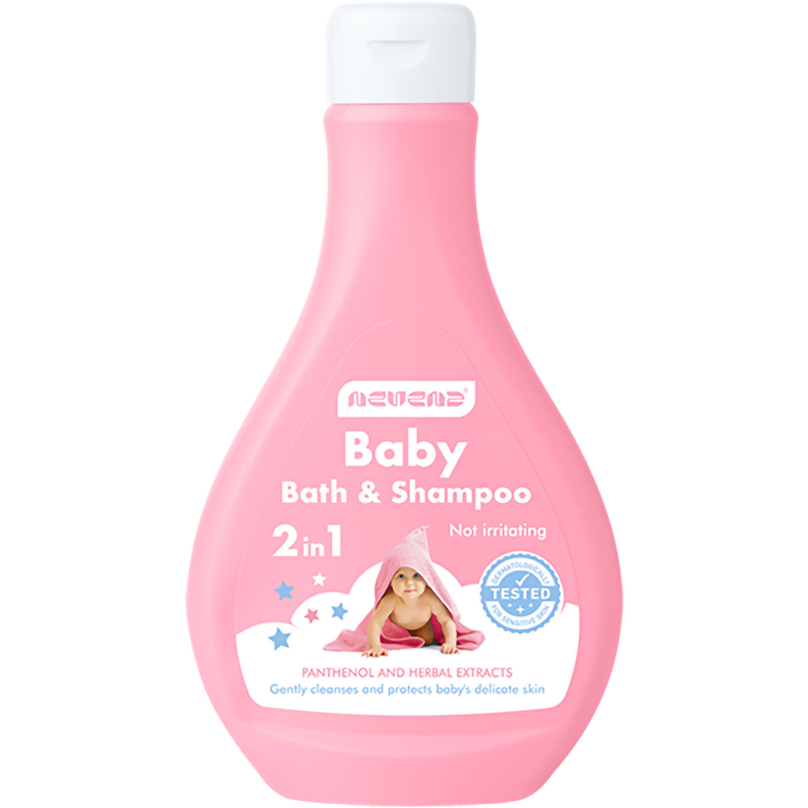 Baby samp.roze/pump.Nevena 400ml