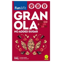 Granola coko visnja 330g