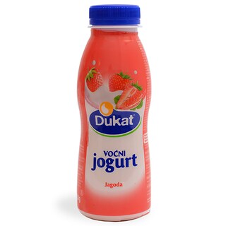 Dukat vocni jogurt jagoda 330g