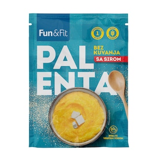 Instant palenta sa sirom Fun&Fit 55g