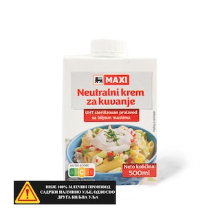 Krem za kuvanje neutralan Maxi 500ml